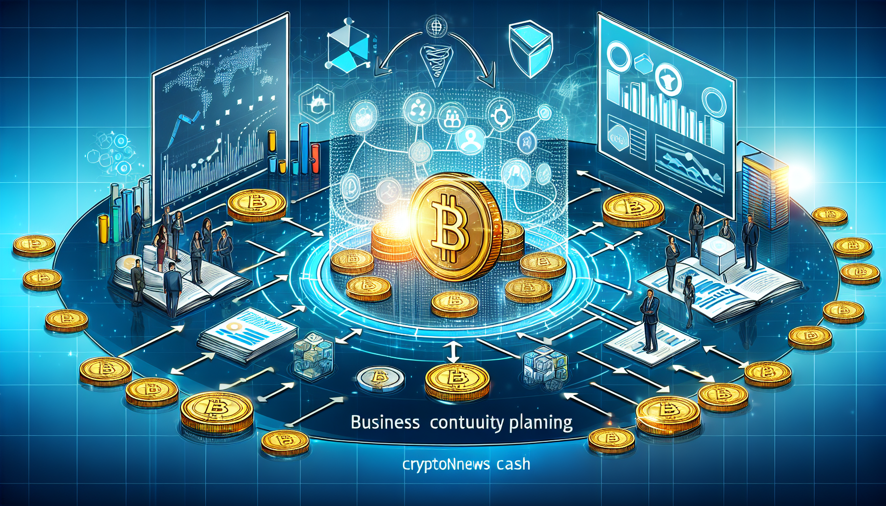 Business continuity planning with stablecoins