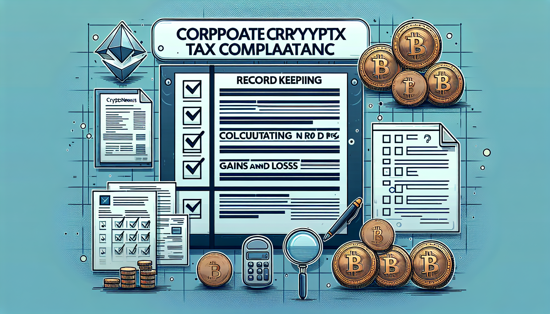Corporate crypto tax compliance checklist 2025