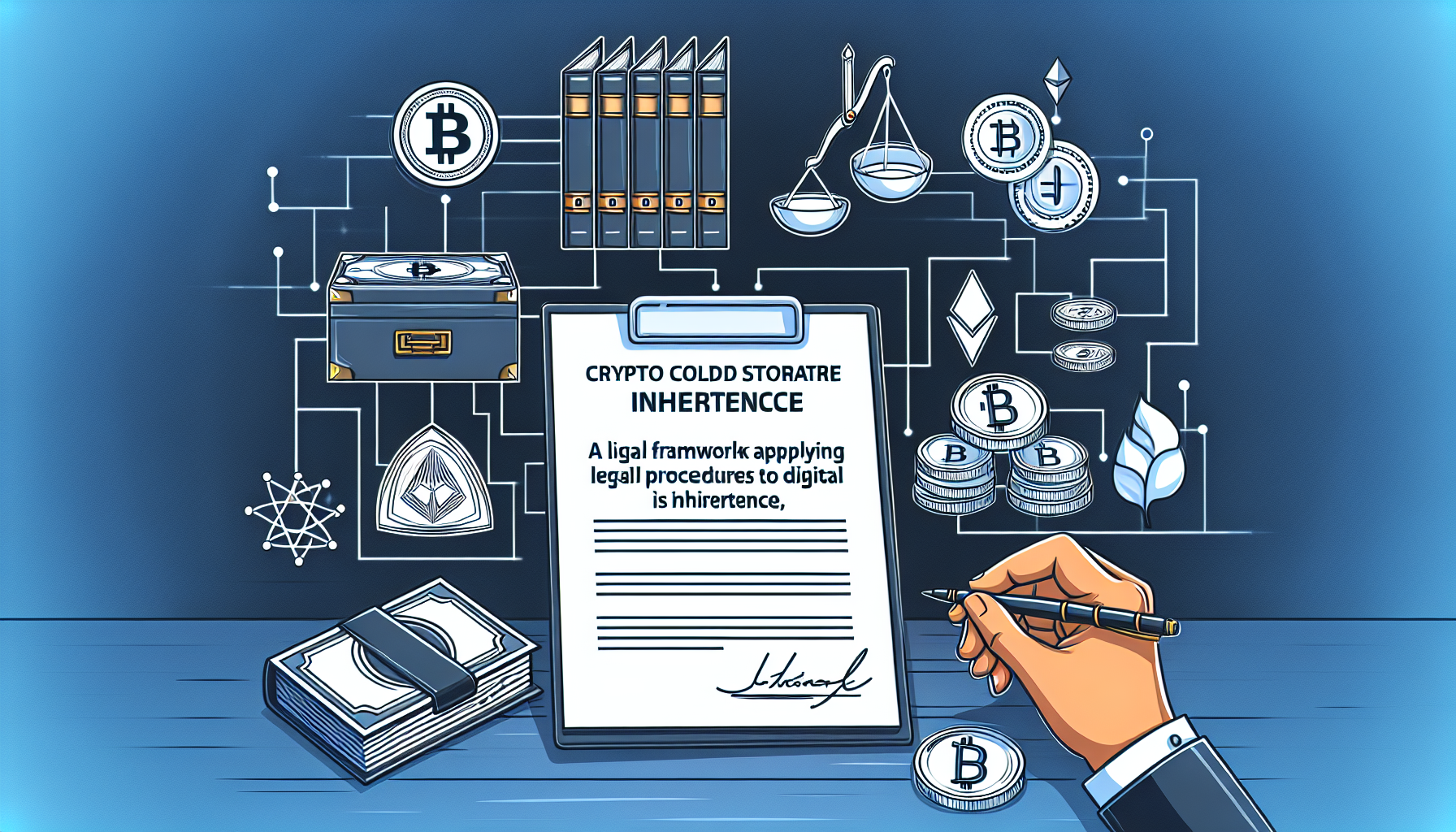 Crypto cold storage inheritance legal framework