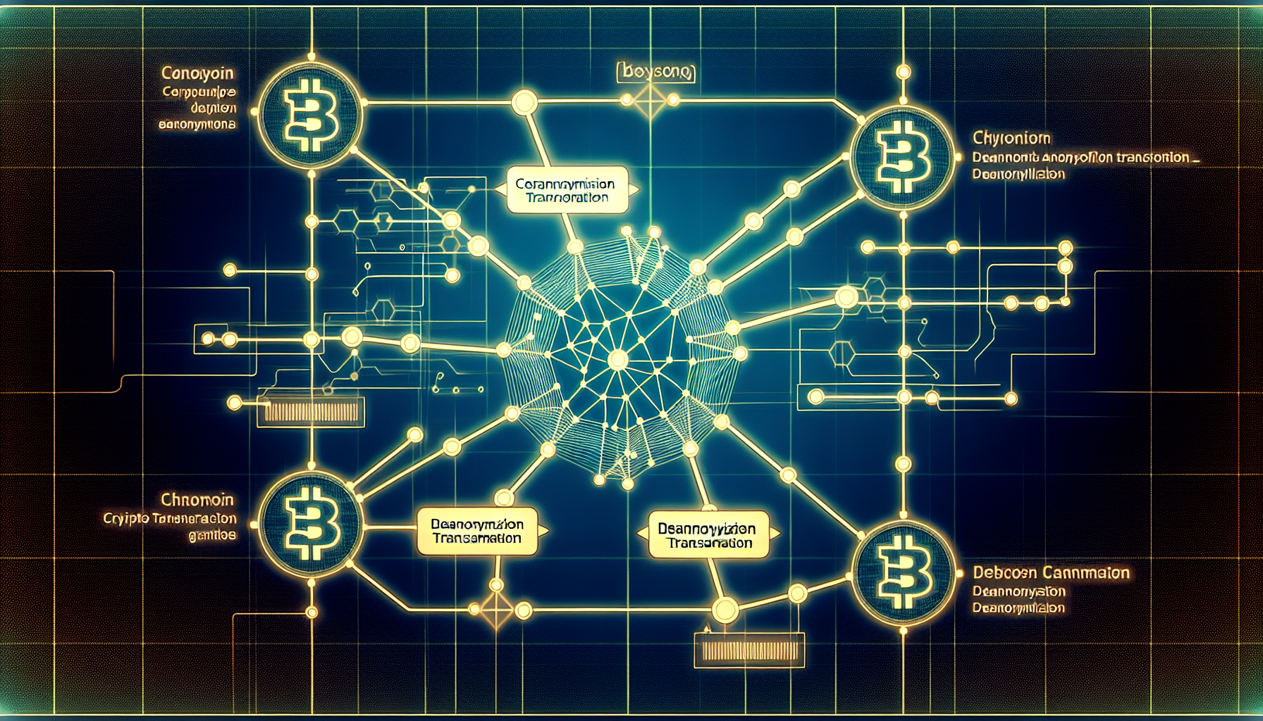 Crypto transaction graph deanonymization