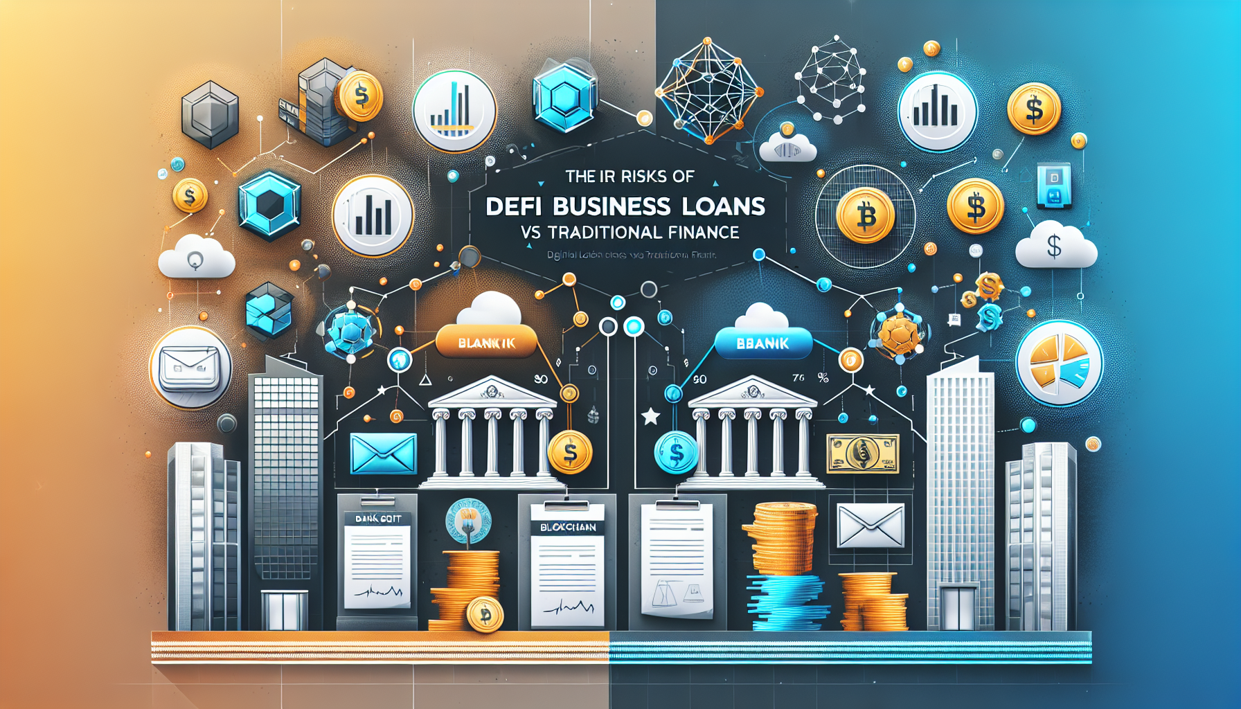 DeFi business loans risks vs traditional finance