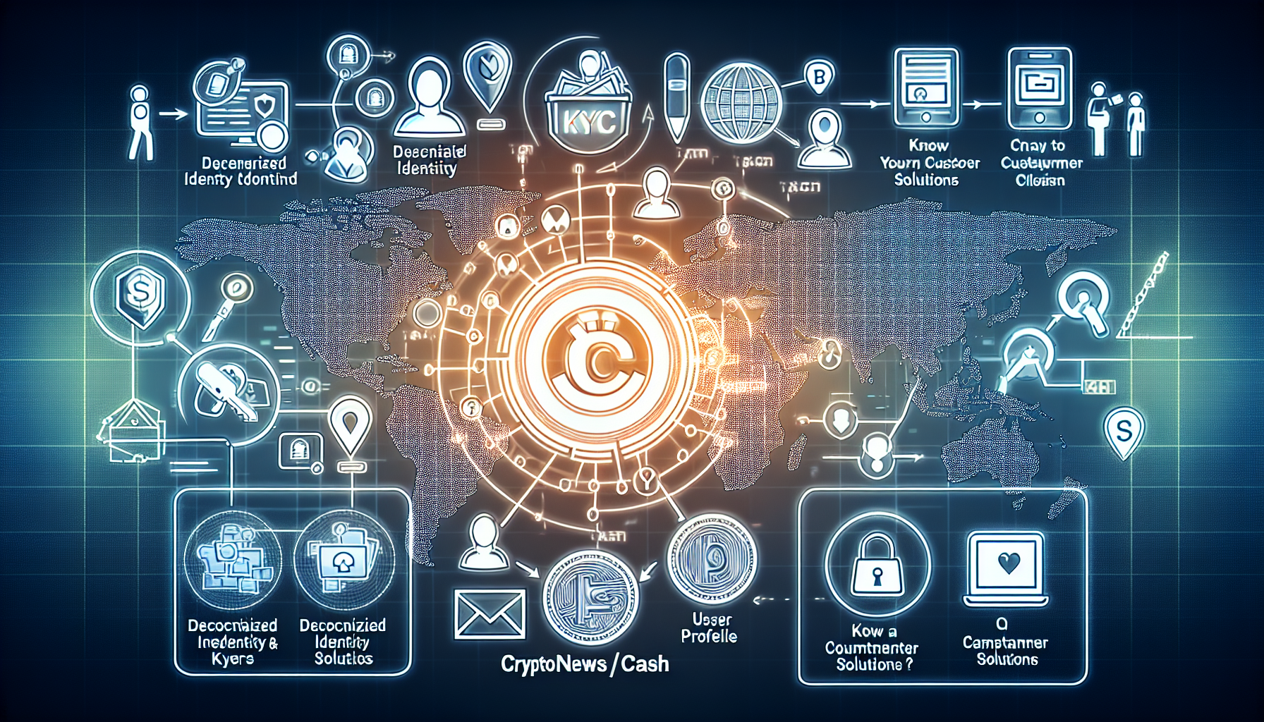 Decentralized identity KYC solutions