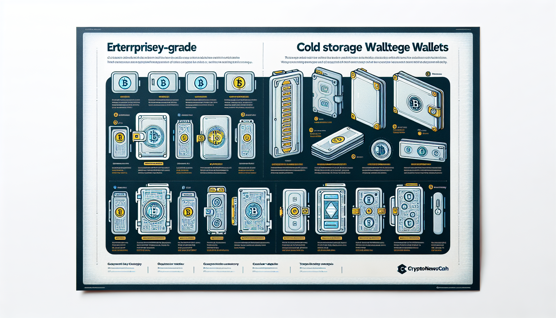 Enterprise-grade cold storage wallet comparison