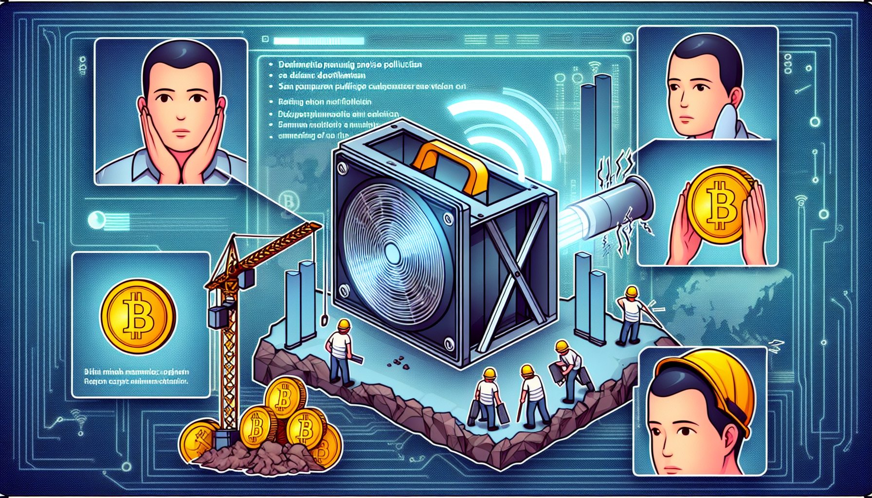 How to reduce ASIC miner noise pollution