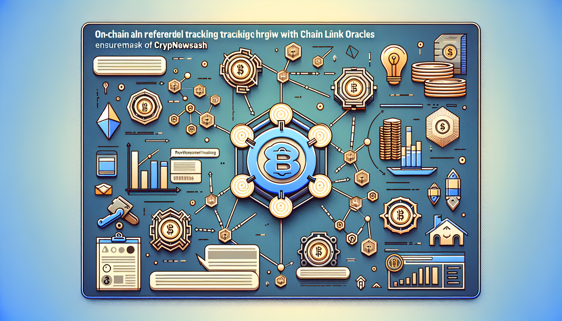 On-chain referral tracking with Chainlink Oracles