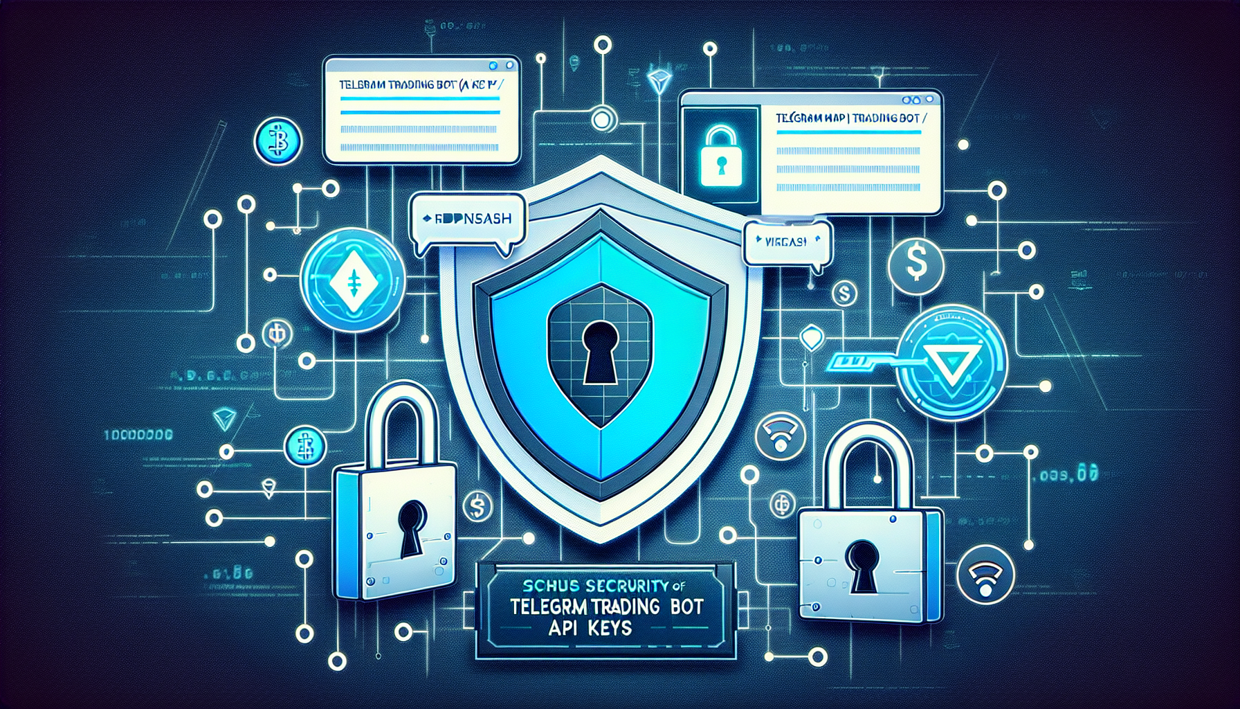 Telegram trading bot API key security