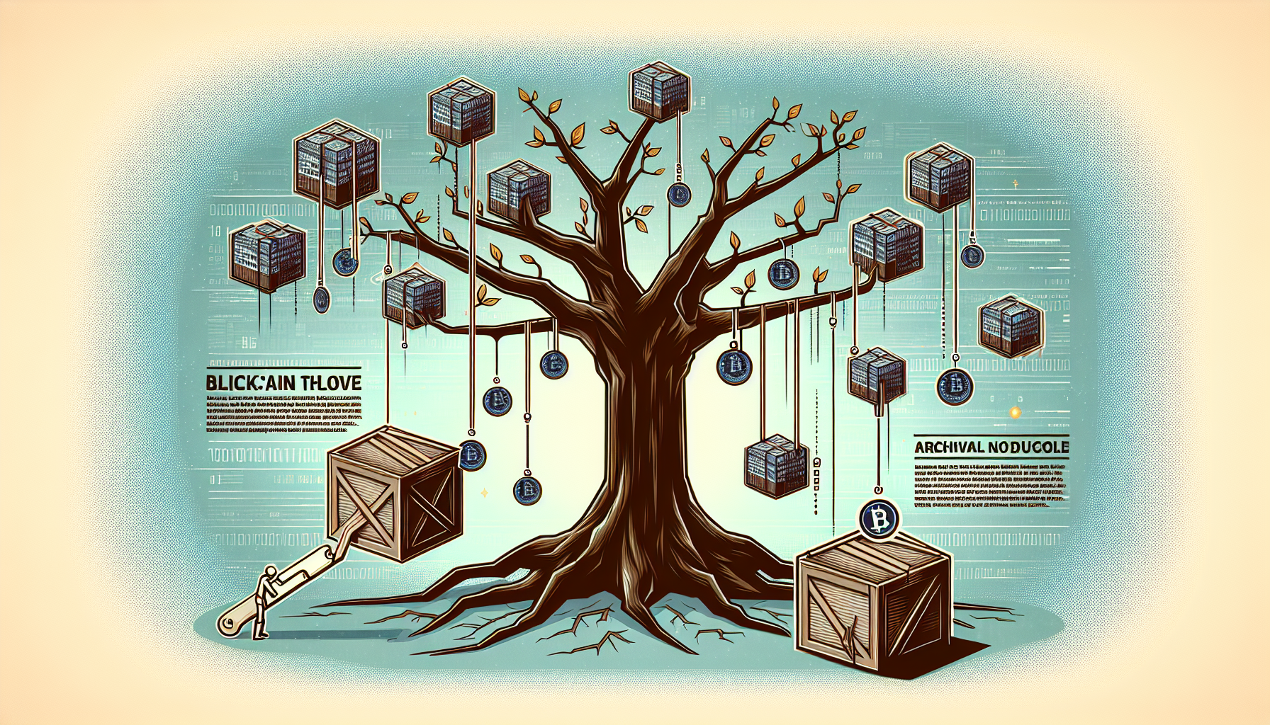 Blockchain archival node pruning methods