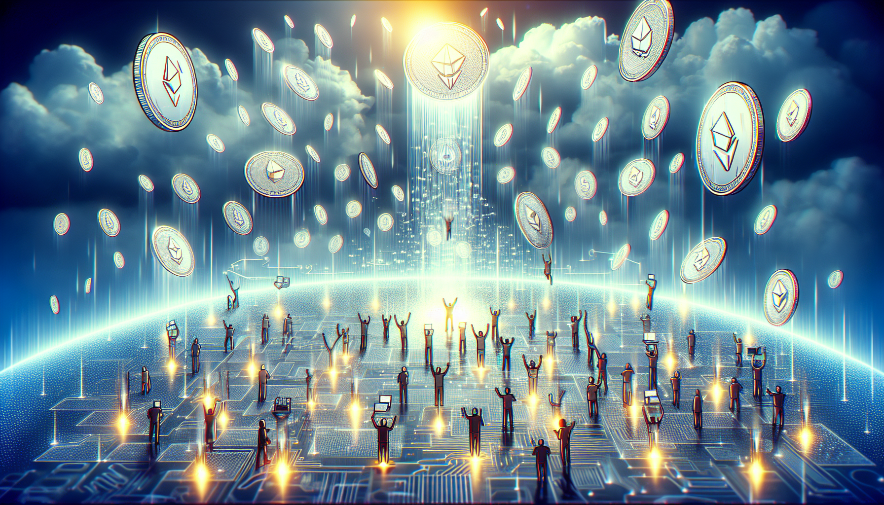 Community token airdrop pressure testing