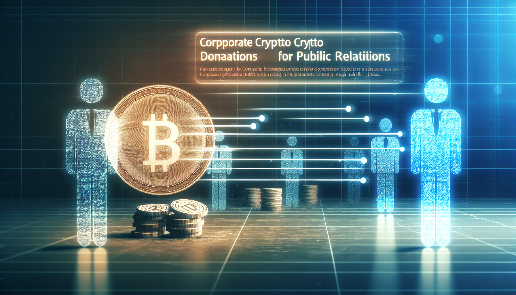 Corporate crypto donations public relations