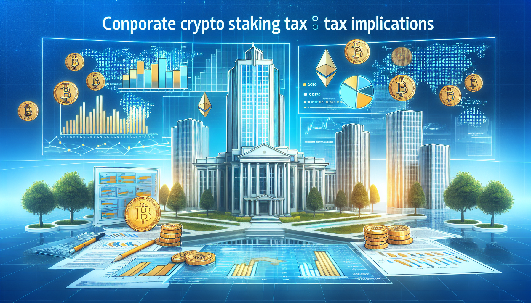 Corporate crypto staking tax implications