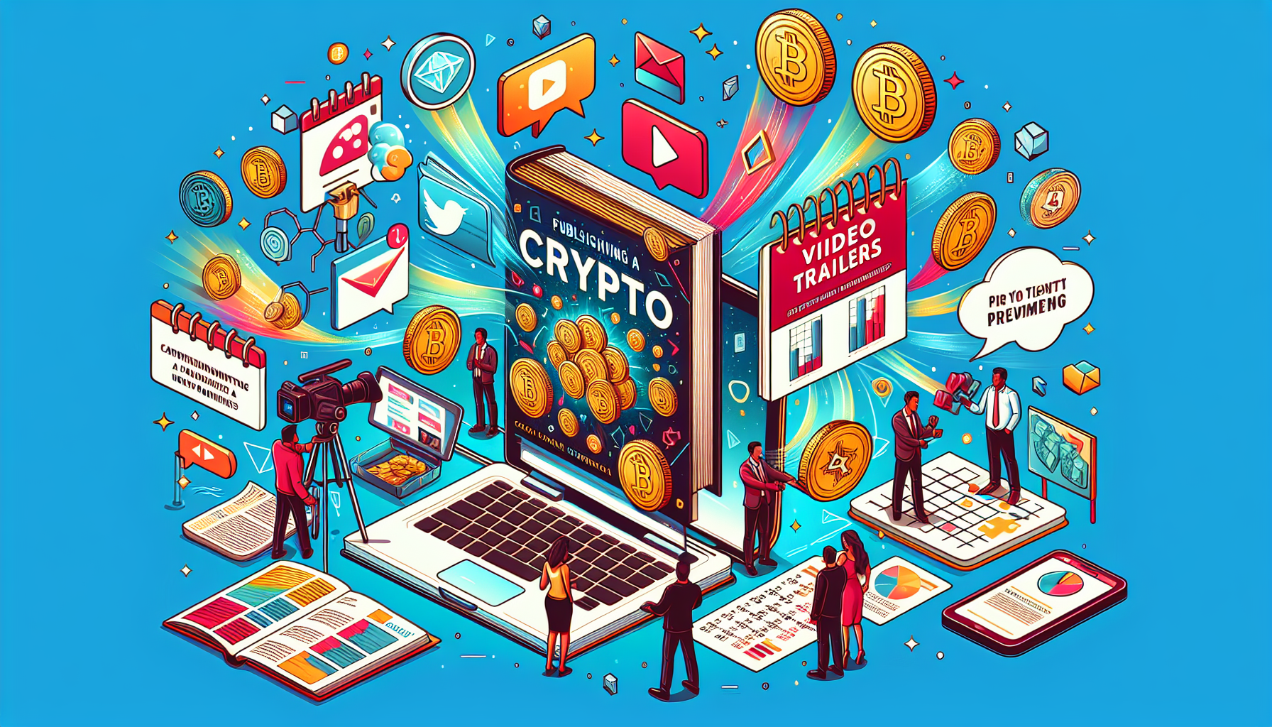 Crypto book publishing promotional tactics