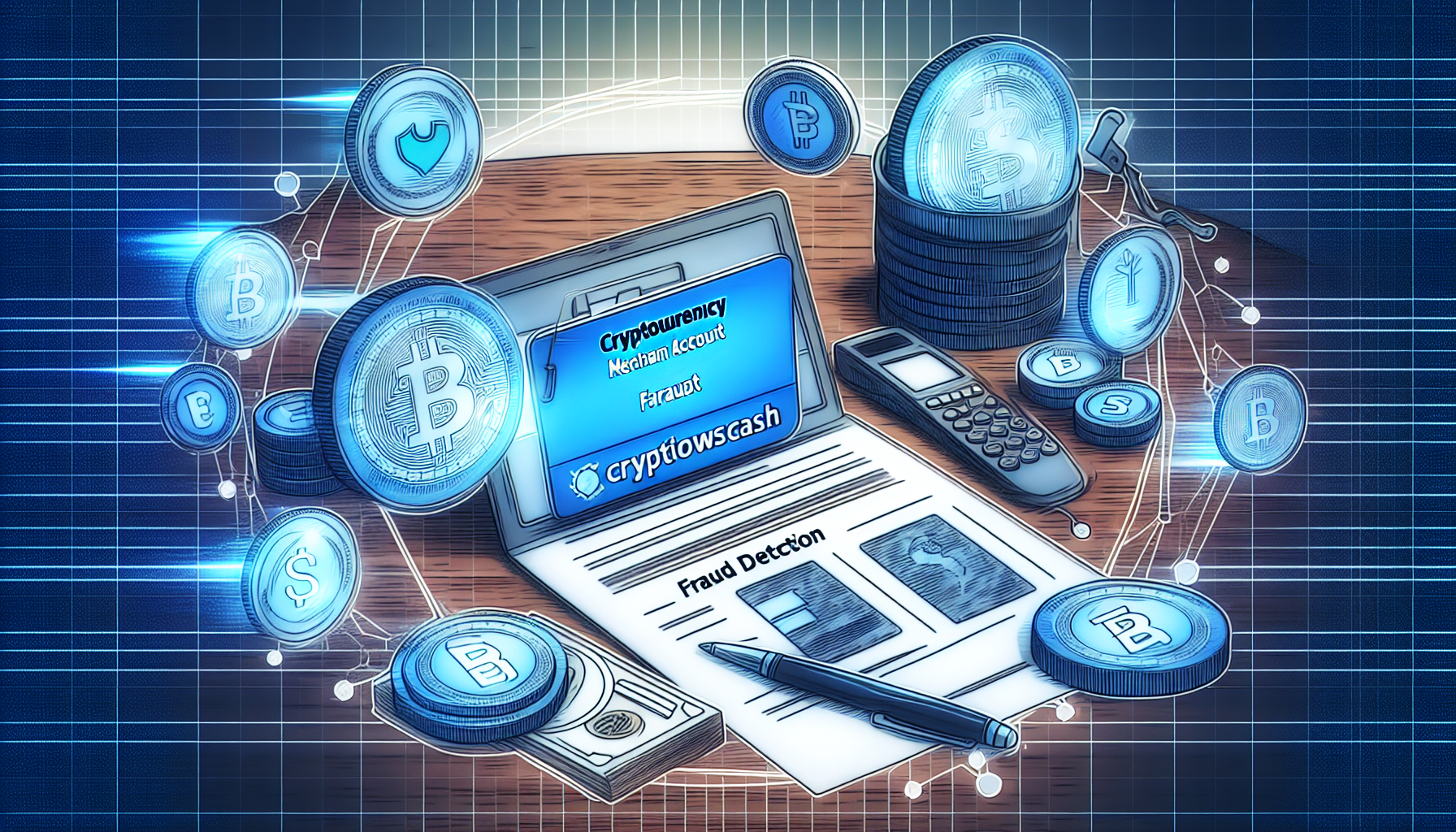 Crypto merchant account fraud detection