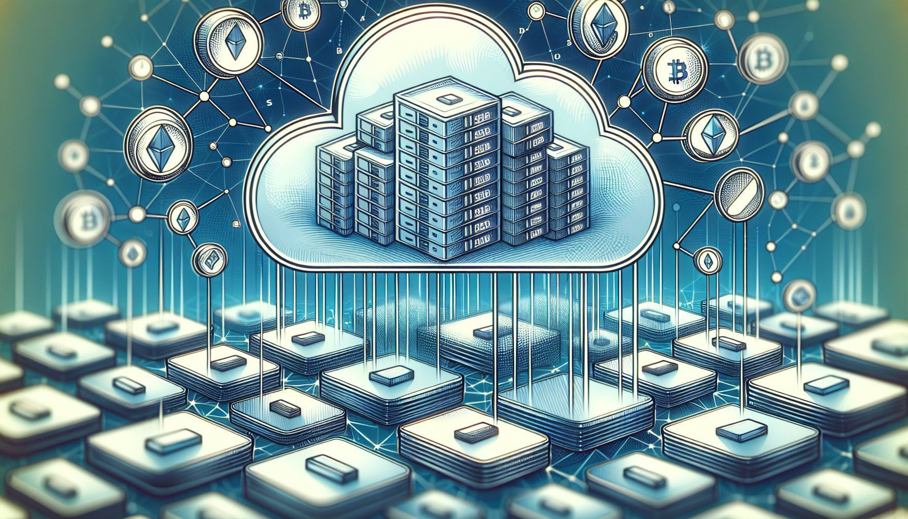 Decentralized cloud storage for enterprises