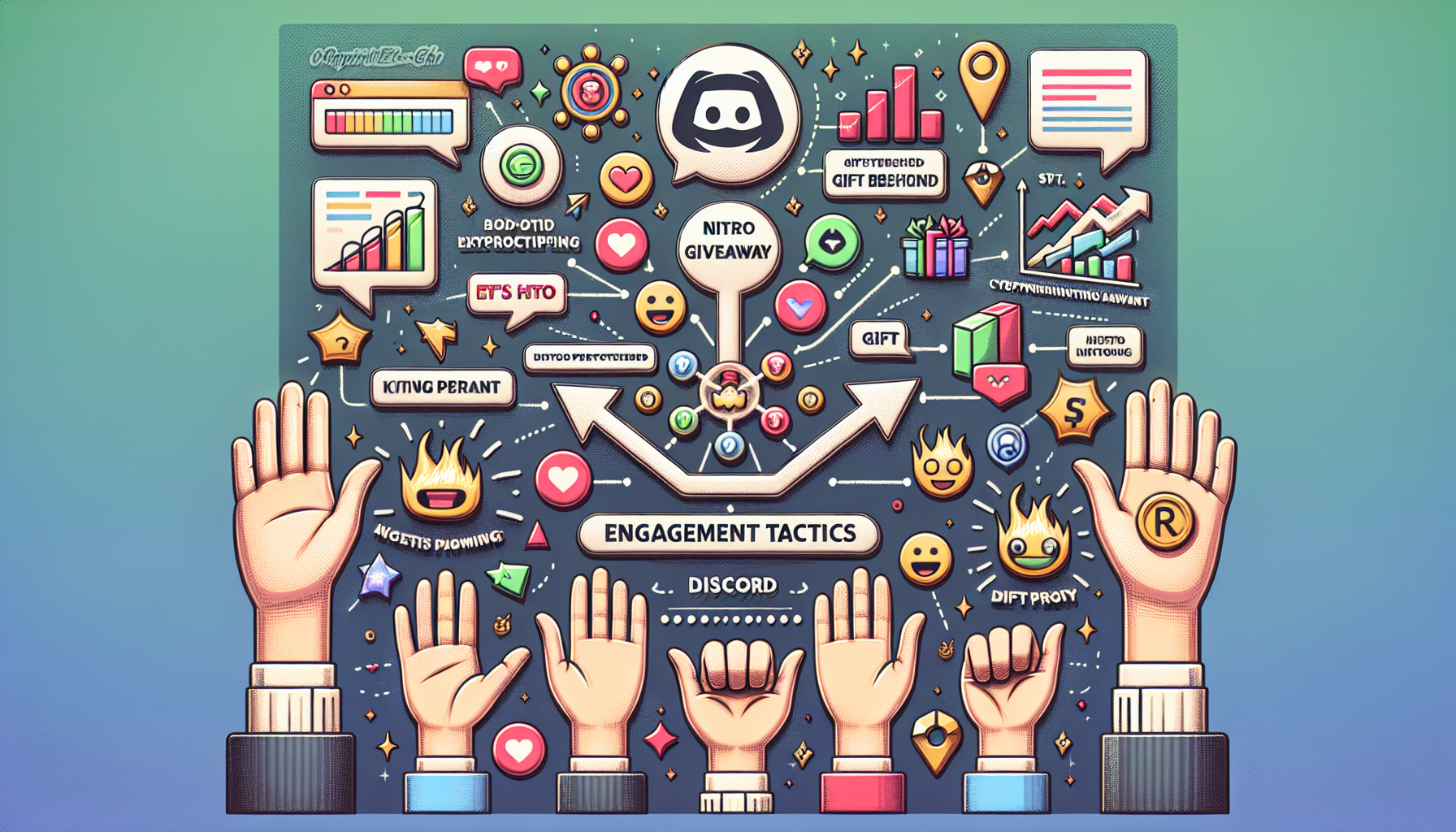 Discord nitro giveaway engagement tactics