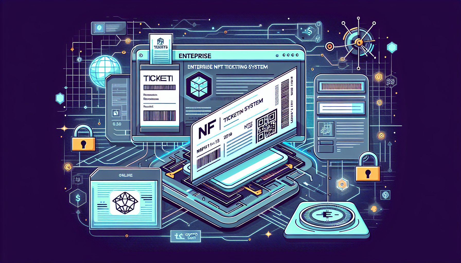 Enterprise NFT ticketing systems for events
