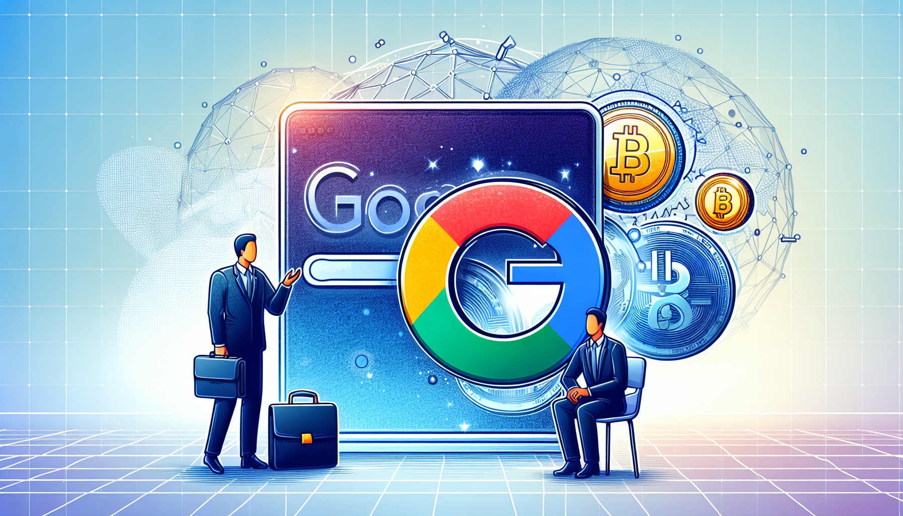 Google Business crypto service listing