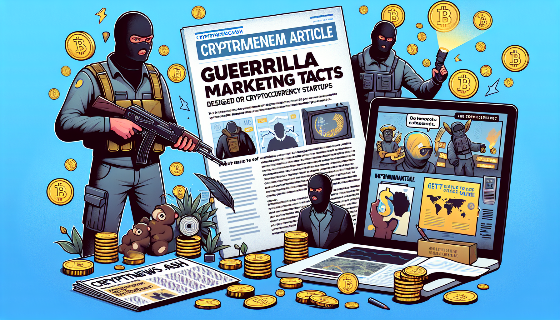 Guerrilla marketing tactics for crypto startups