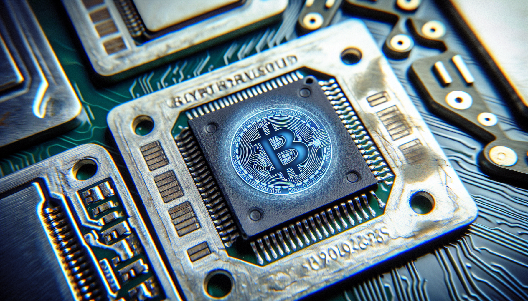Hardware wallet chip tamper evidence