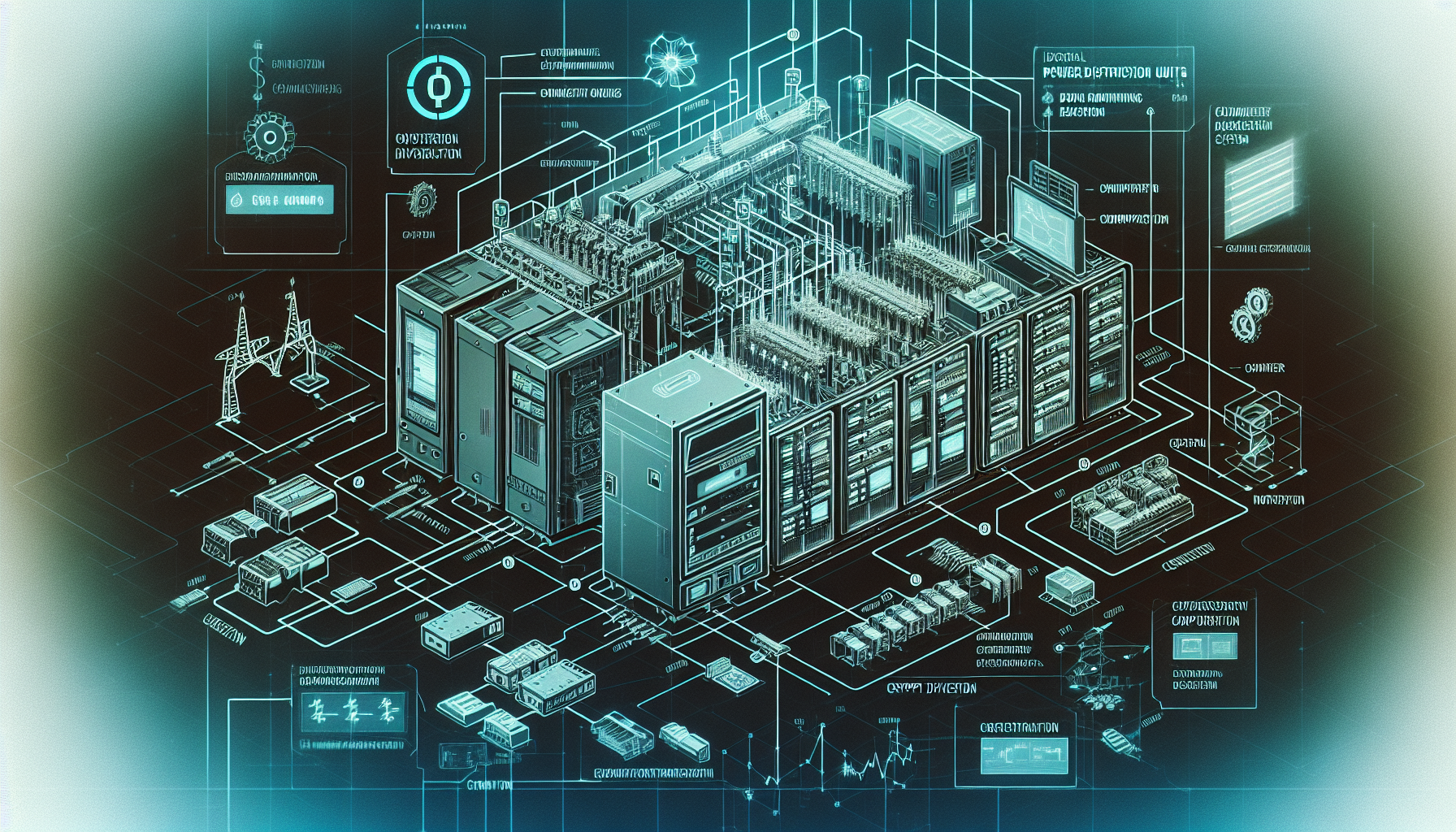 Industrial PDU power monitoring systems