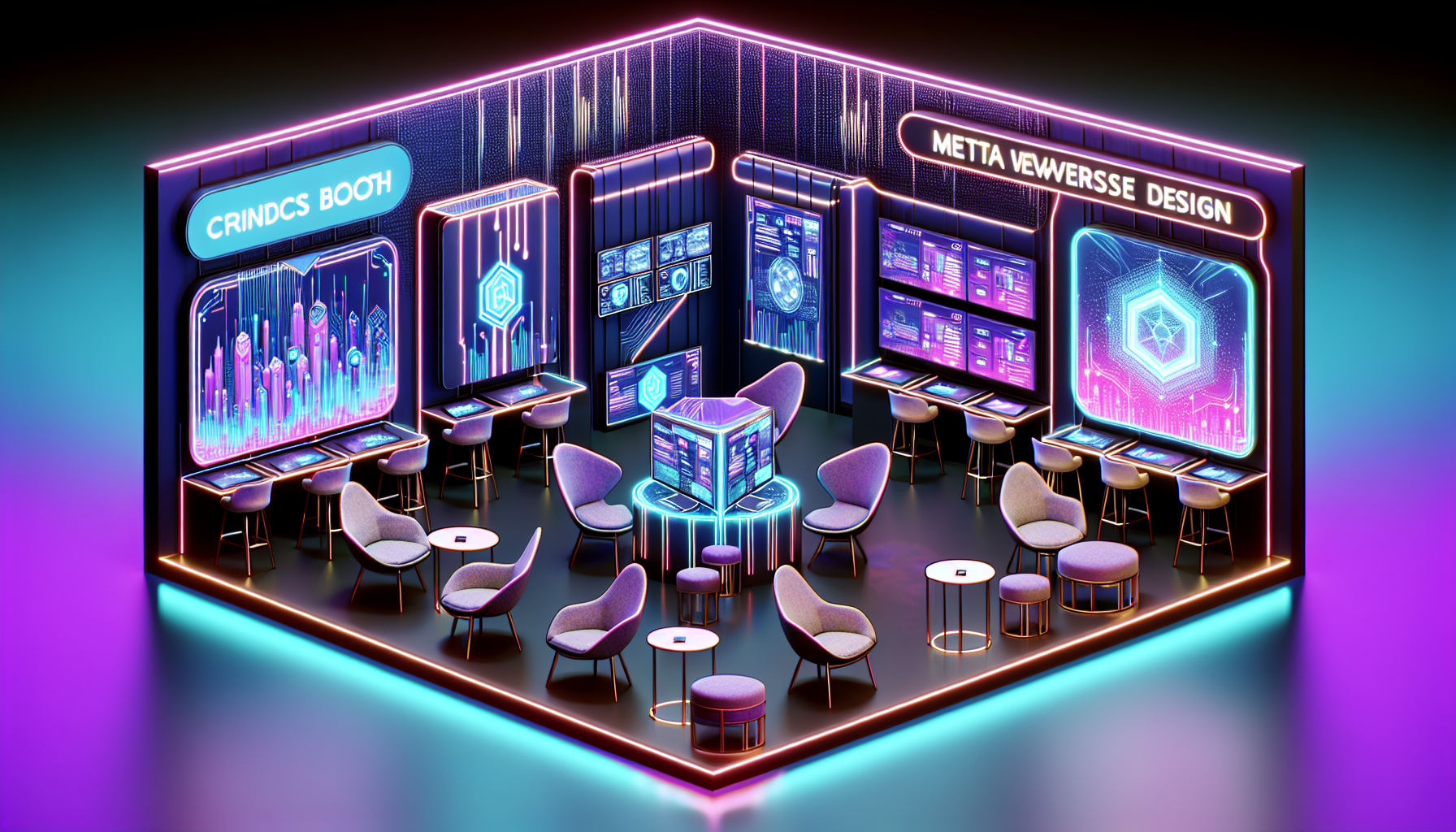 Metaverse conference booth design trends