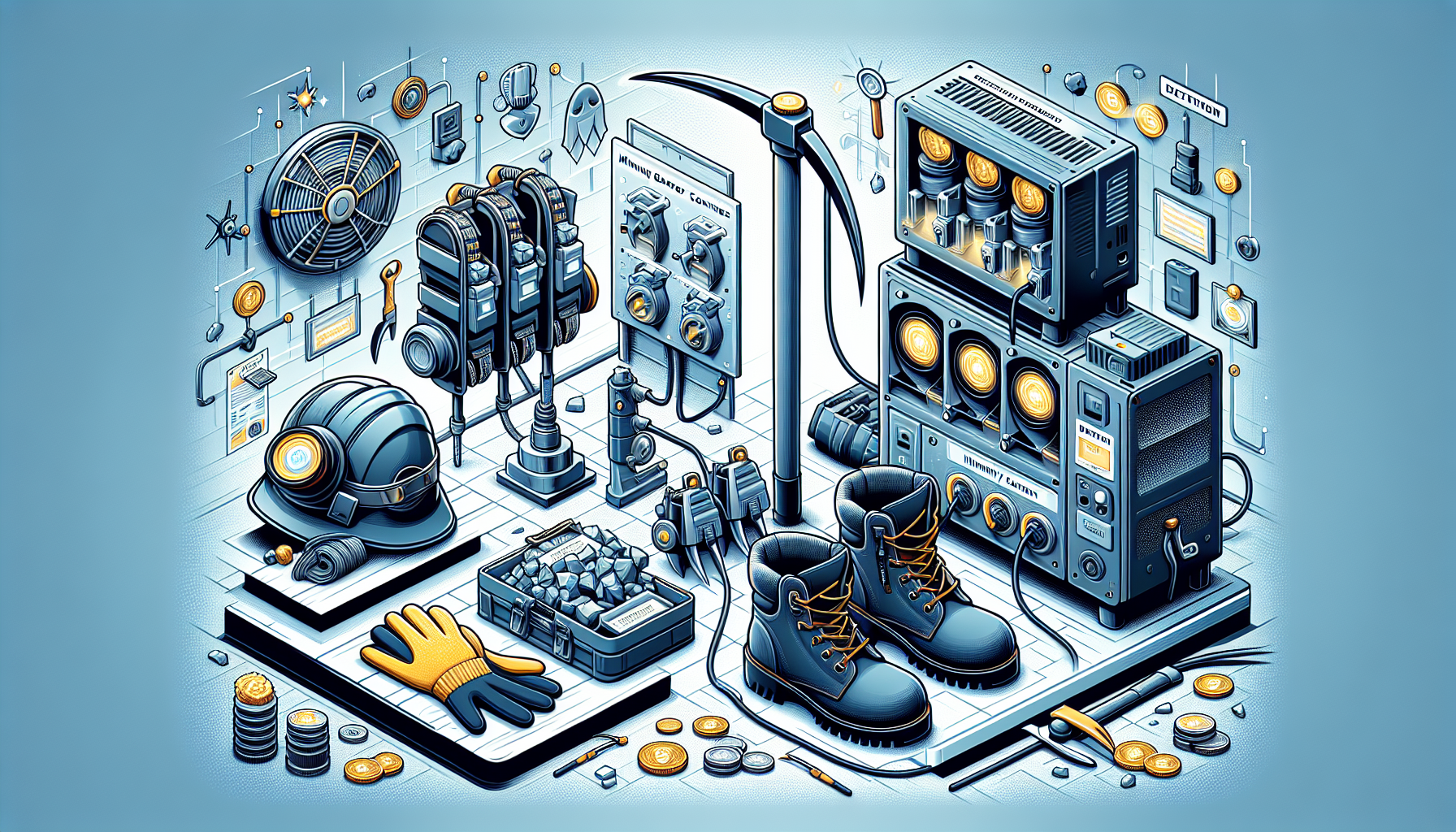 Mining gear dust and humidity control systems