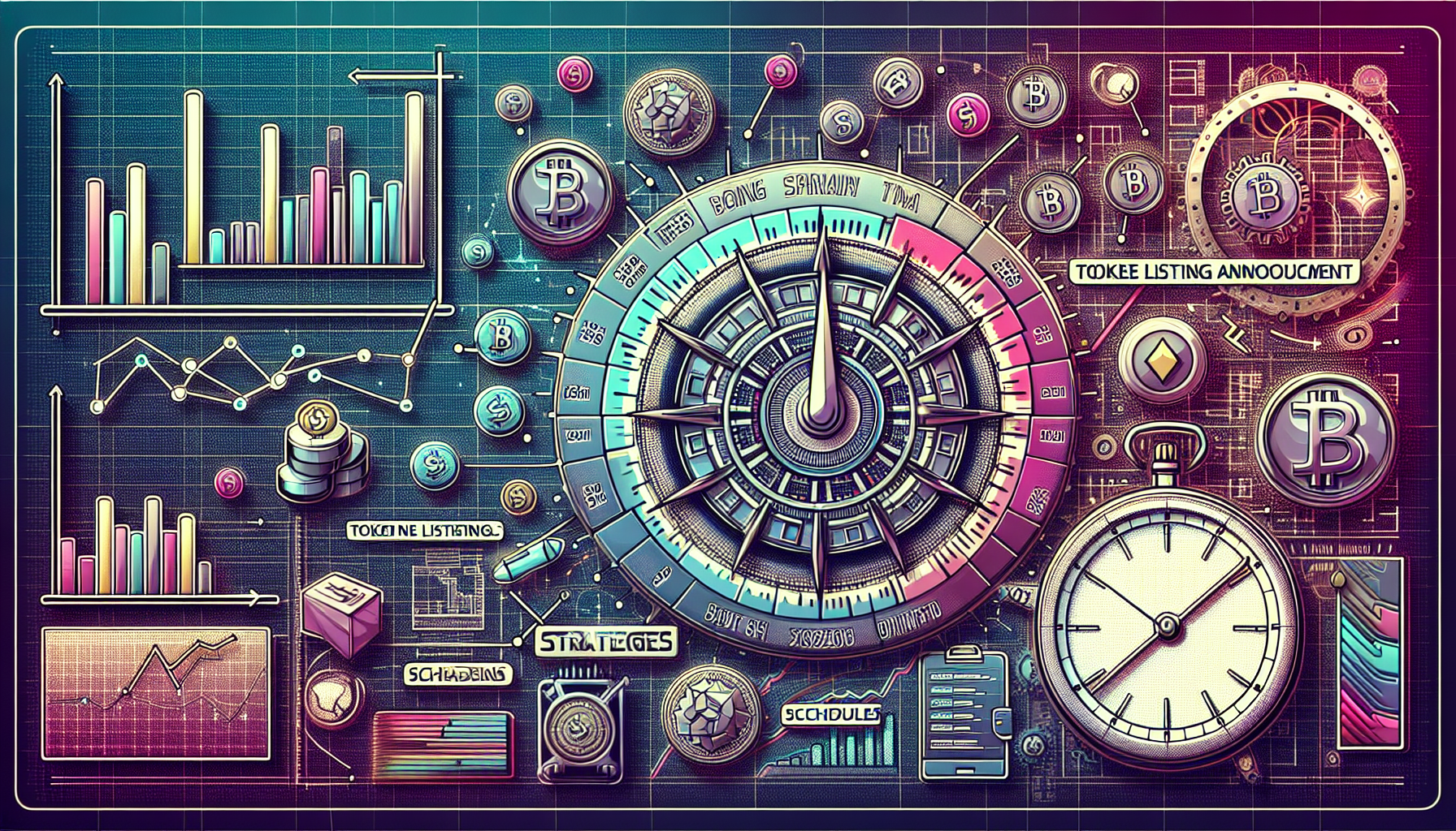 Token listing announcement timing strategies