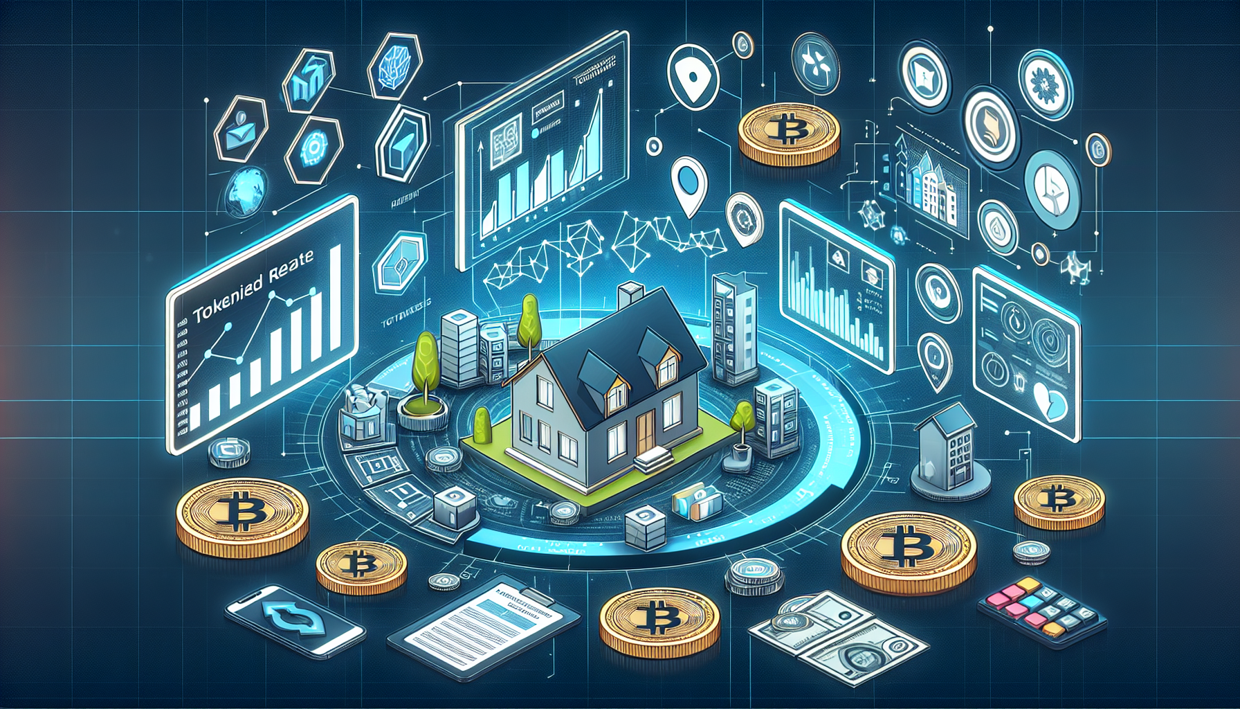 Tokenized real estate investment platforms