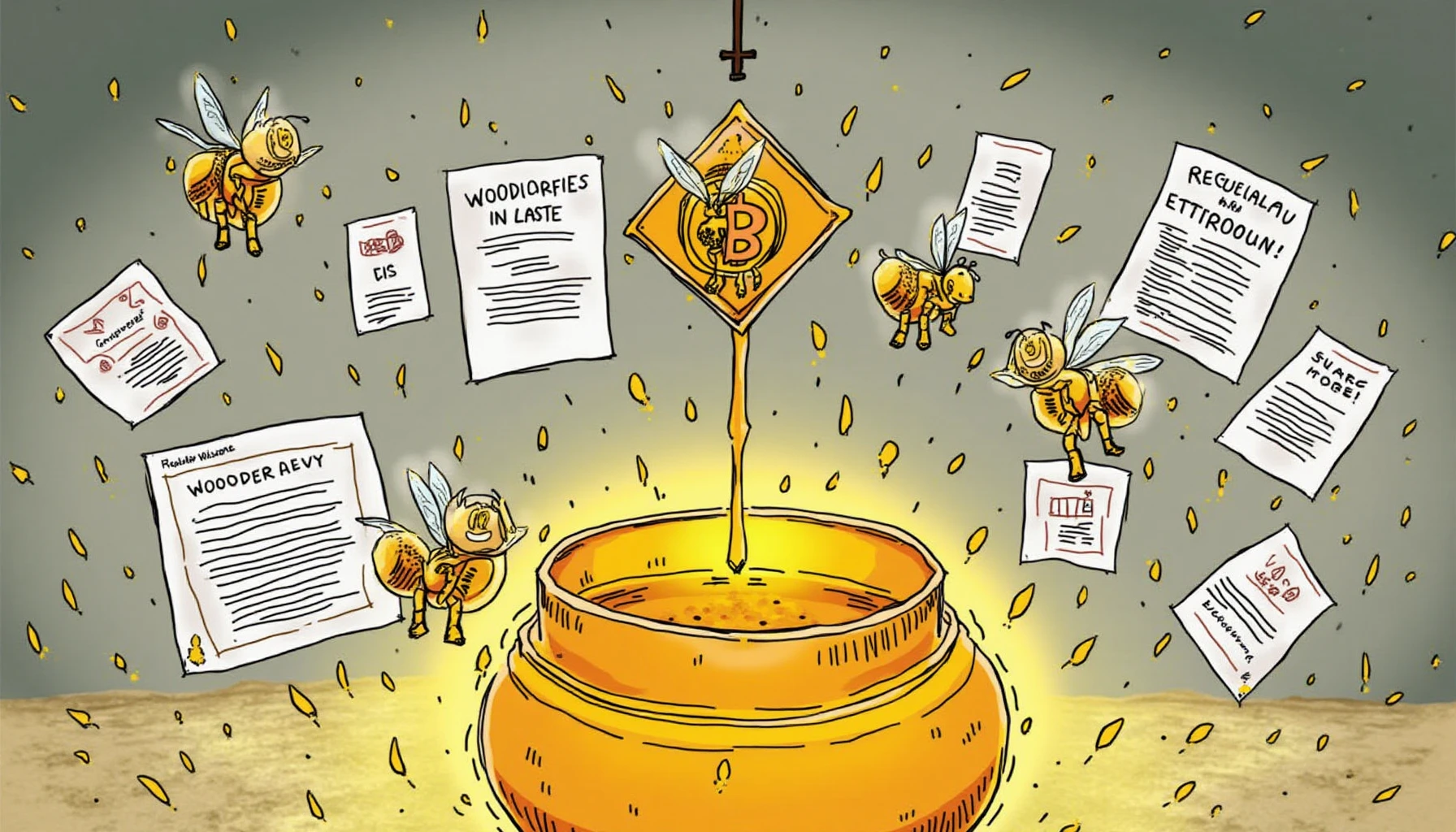 Regulatory honeypot cryptocurrency traps