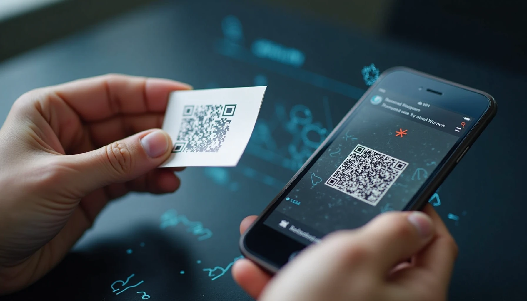 Paper wallet camera scanning risks