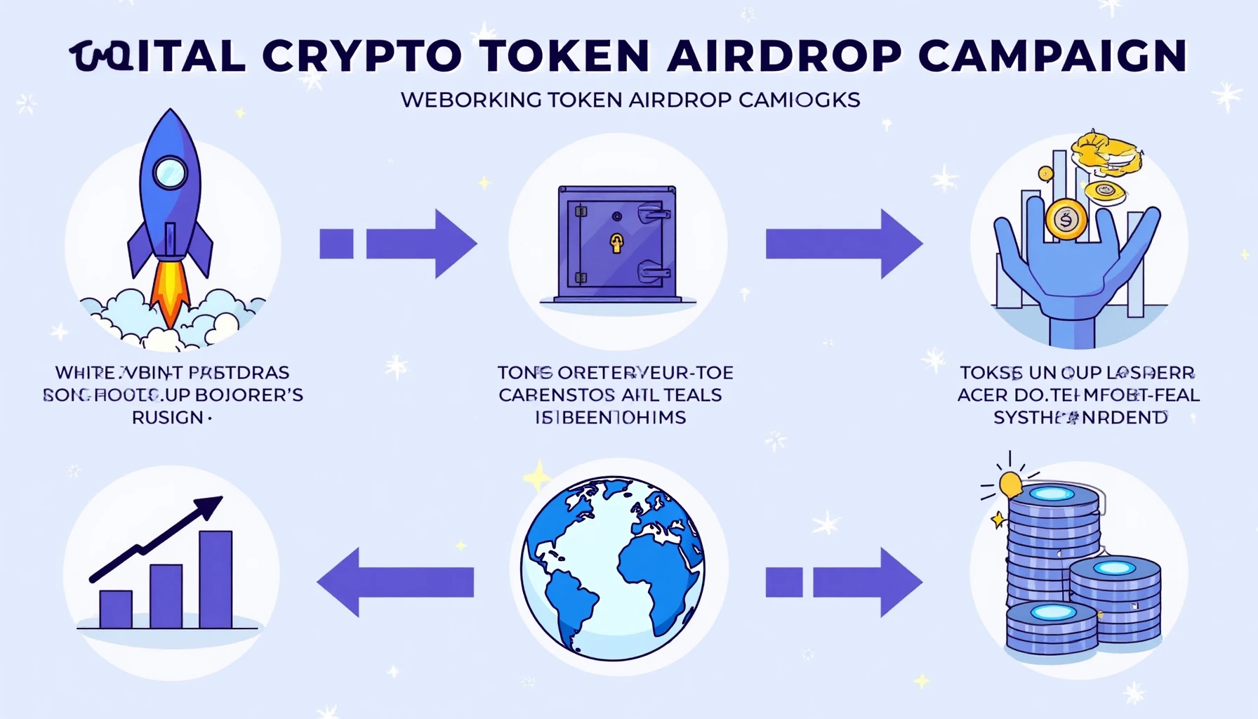 Crypto token airdrop campaign optimization