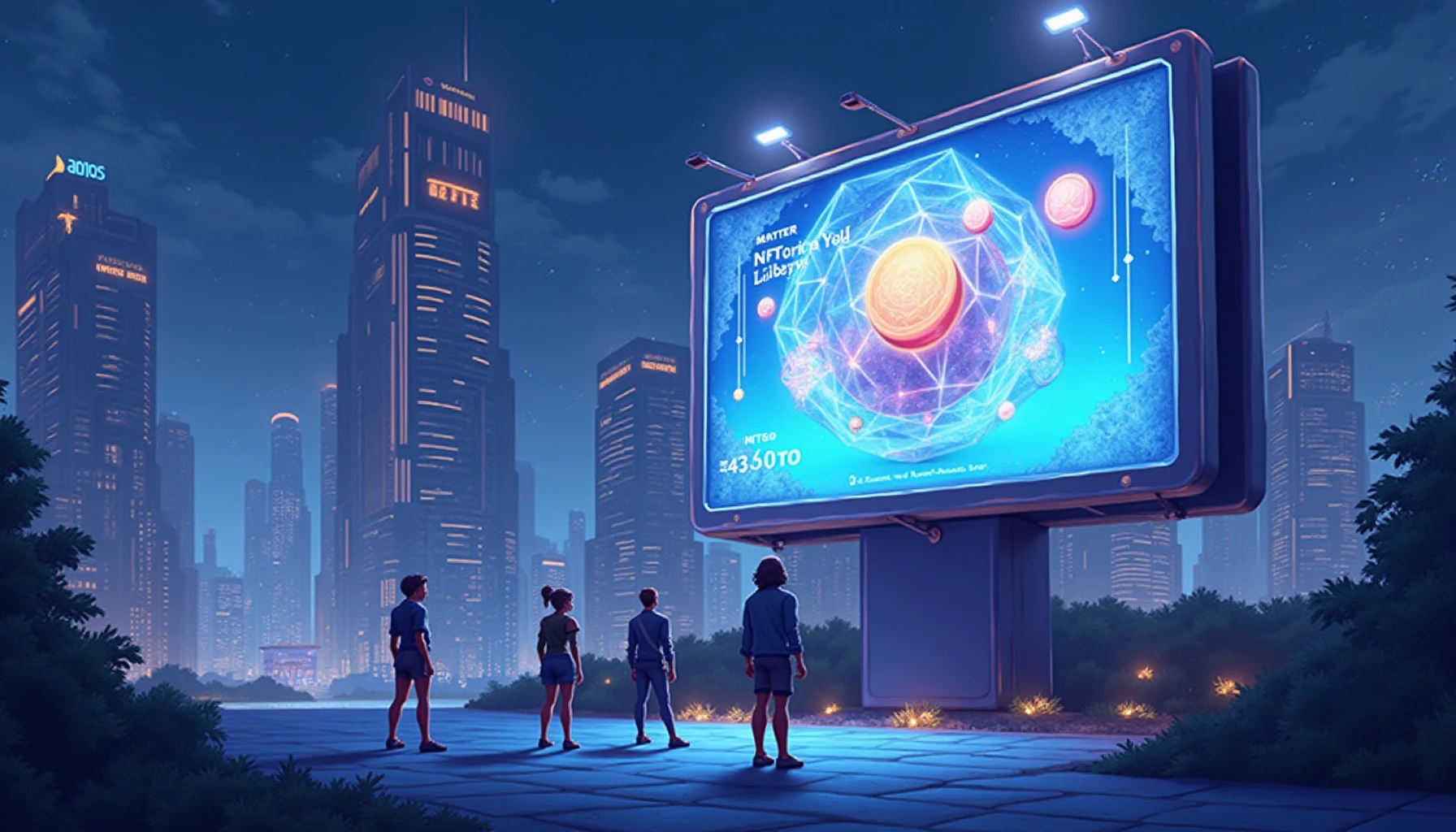 Metaverse crypto advertising platforms