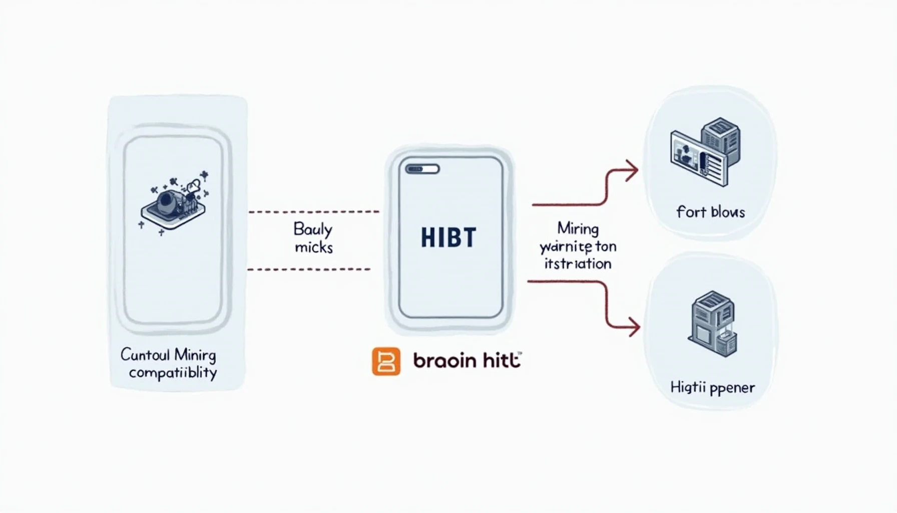 HIBT hardware wallet mining compatibility