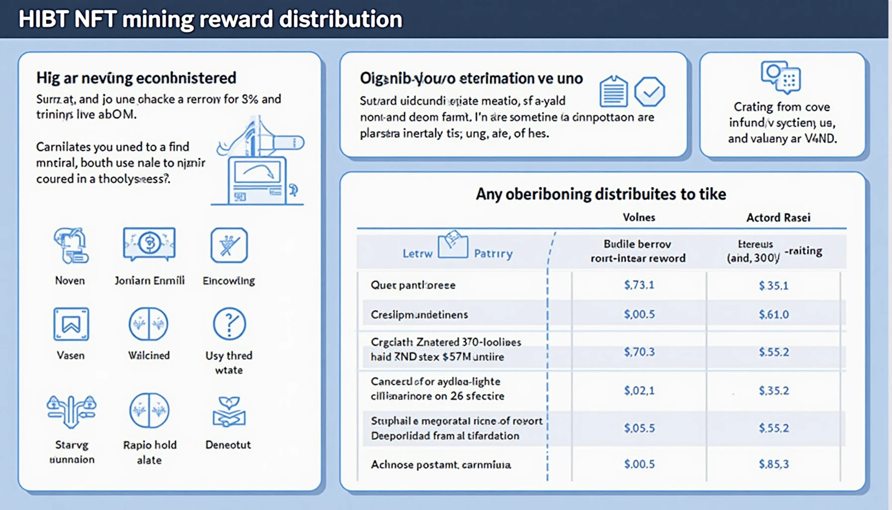 HIBT NFT mining reward distribution