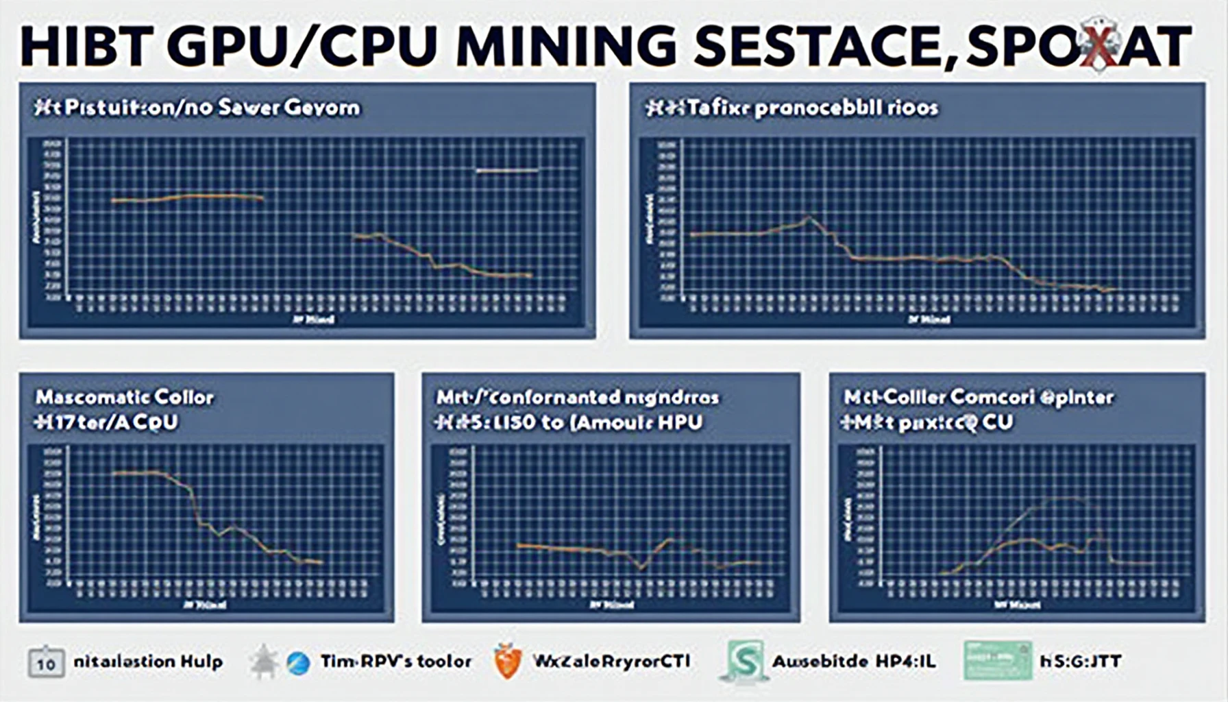 HIBT GPU/CPU mining efficiency charts
