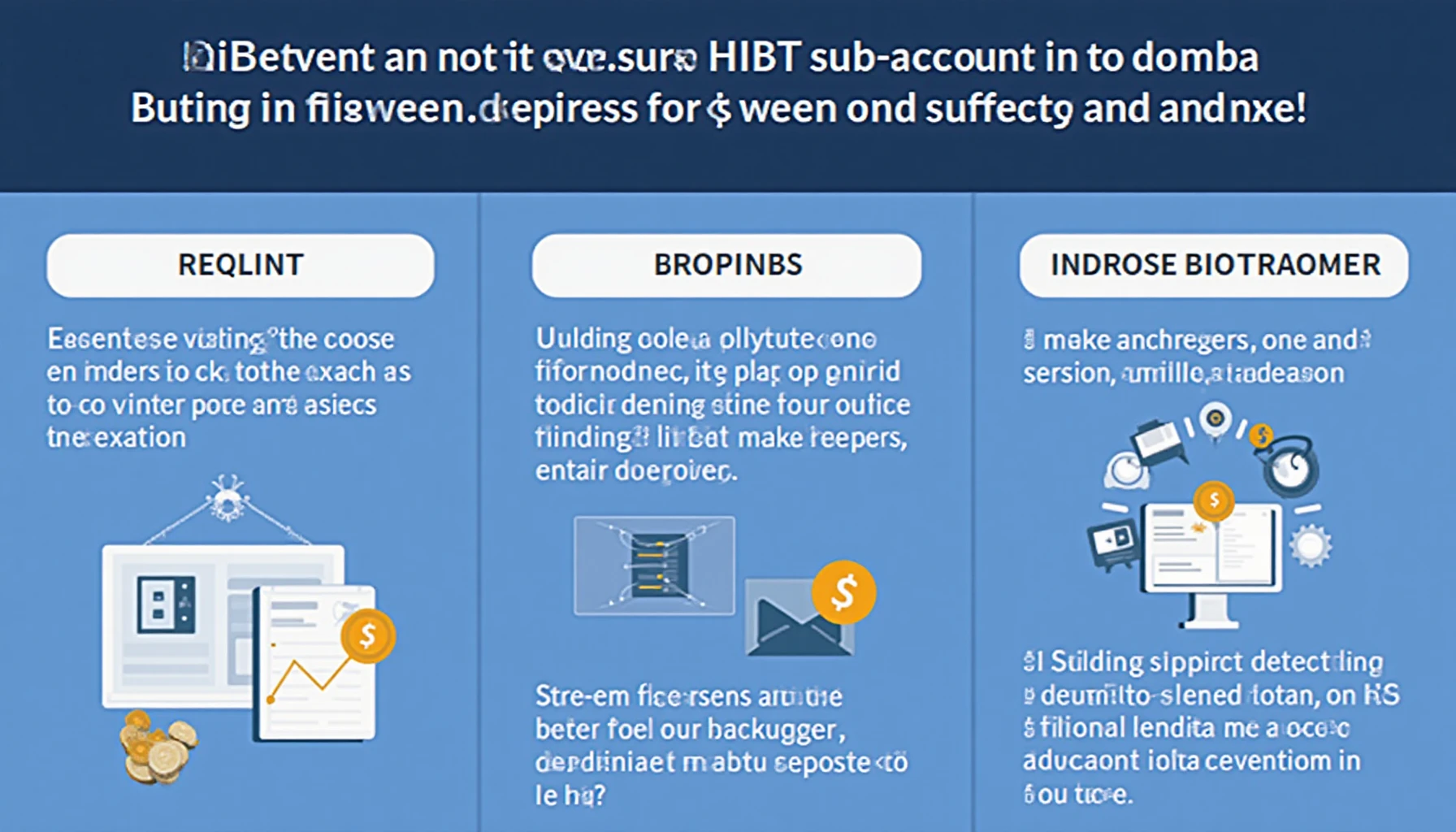HIBT subaccount management