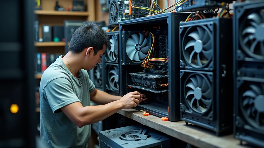 Vietnam crypto mining hardware fan replacement guides