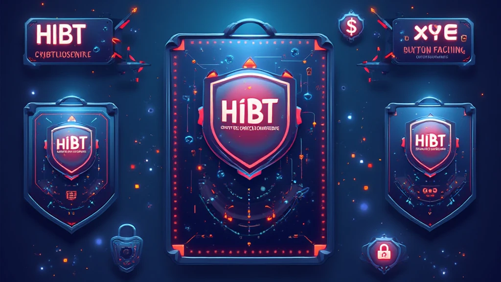 HIBT crypto conference badge design
