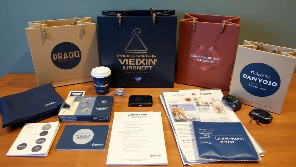 Vietnam crypto event gift bags