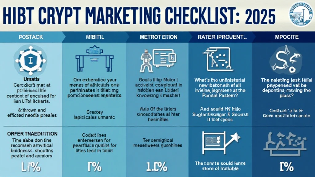 HIBT crypto marketing checklists 2025