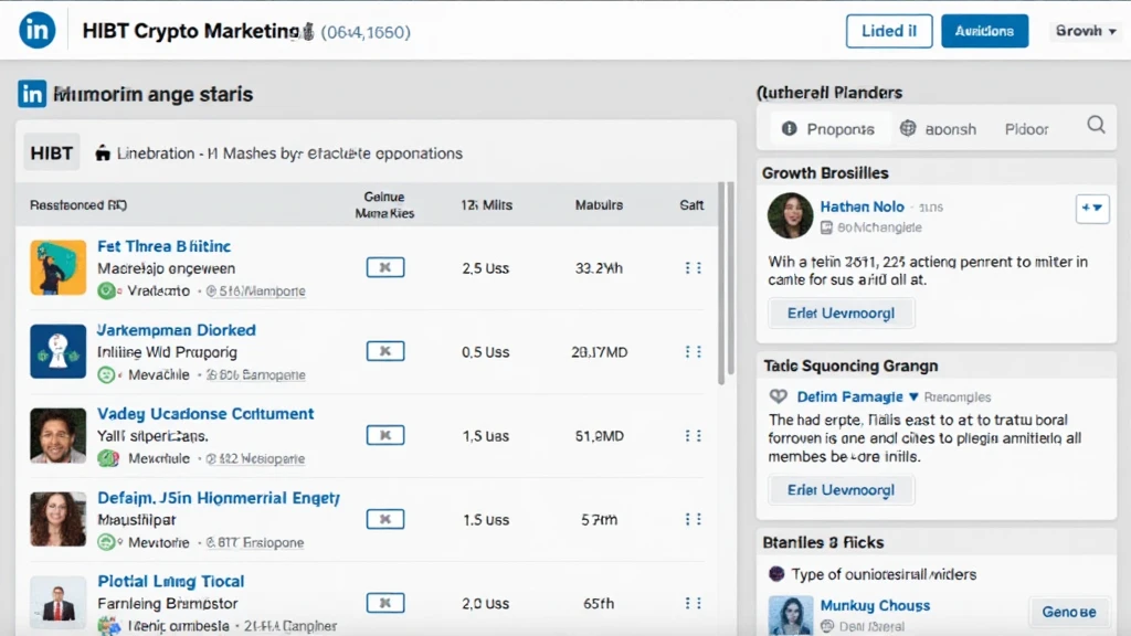 HIBT crypto marketing LinkedIn Ads