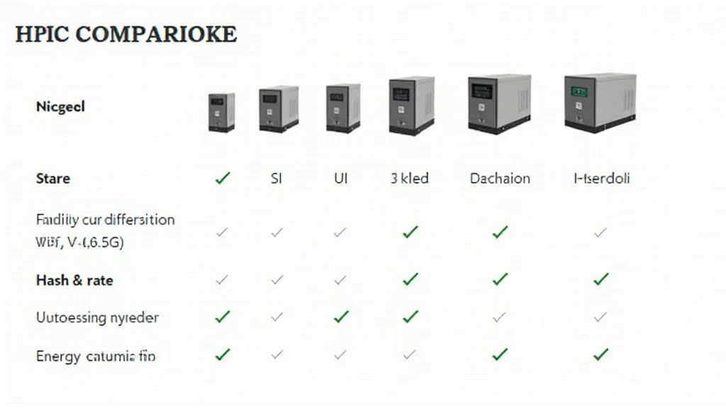 HIBT ASIC miner comparison chart