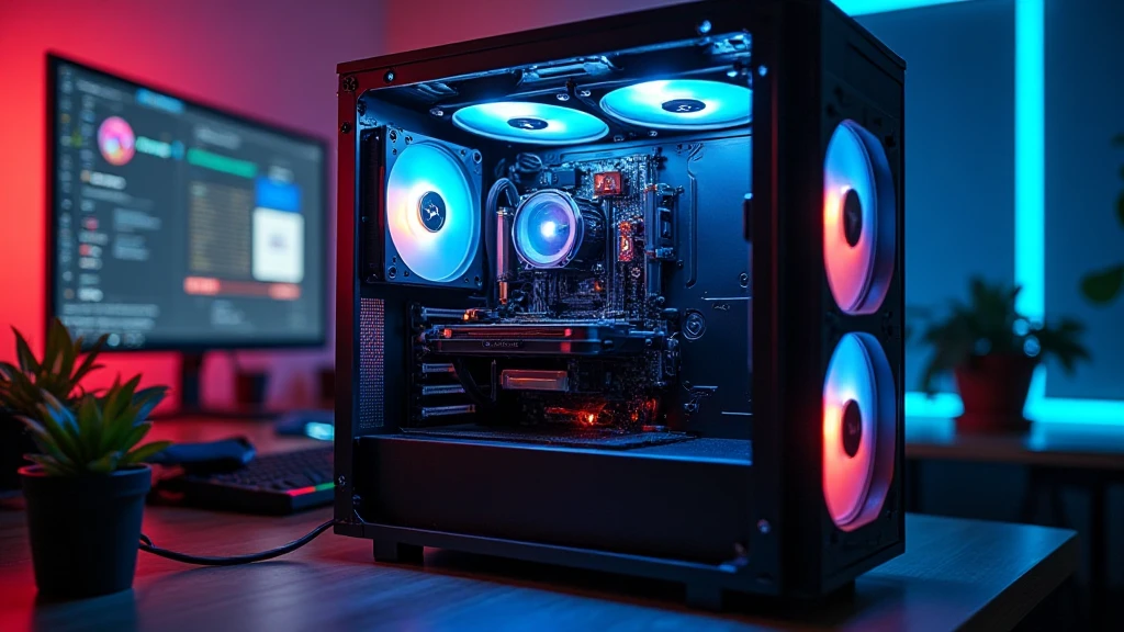 Bitcoin mining rig cooling