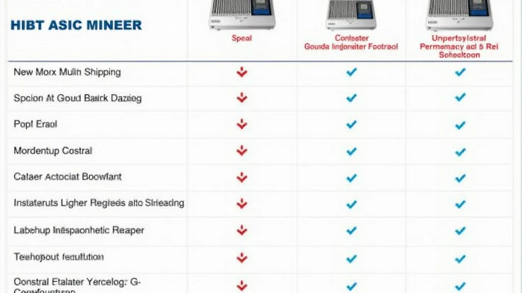 HIBT ASIC miner comparison