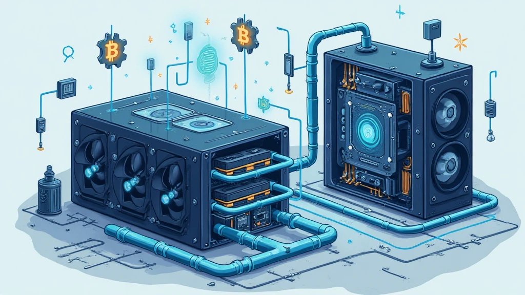 Bitcoin mining rig cooling