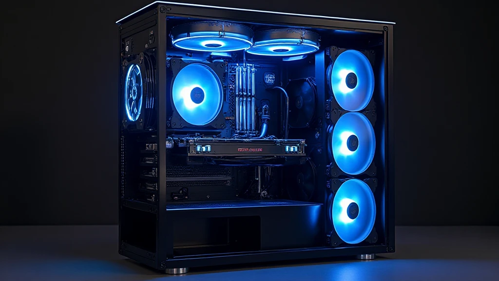 Bitcoin mining rig cooling