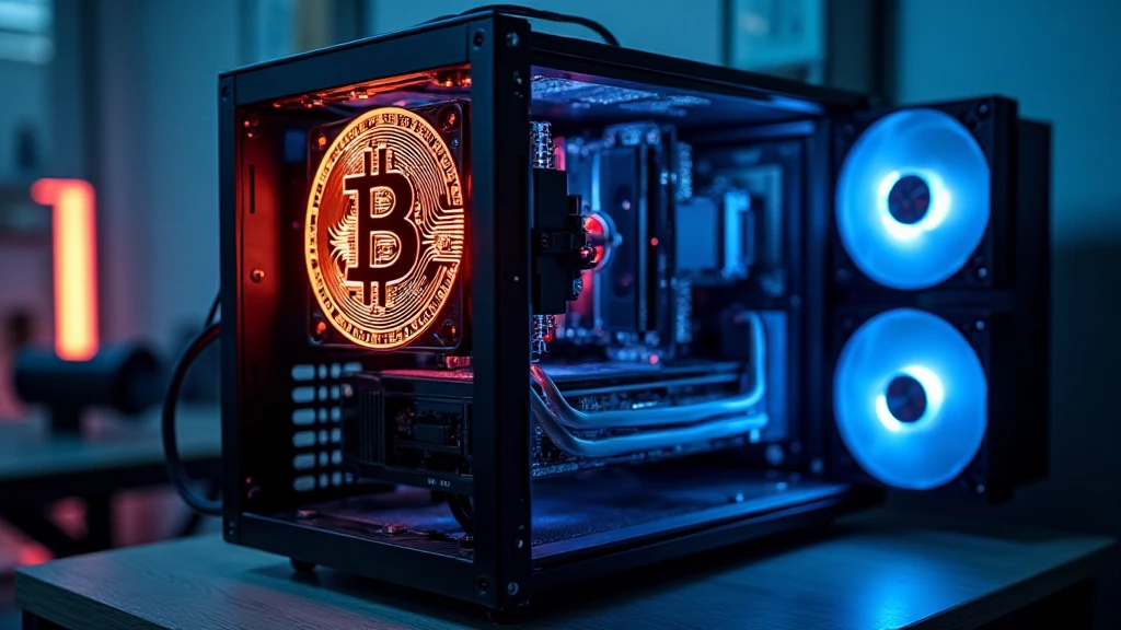 Bitcoin mining rig cooling