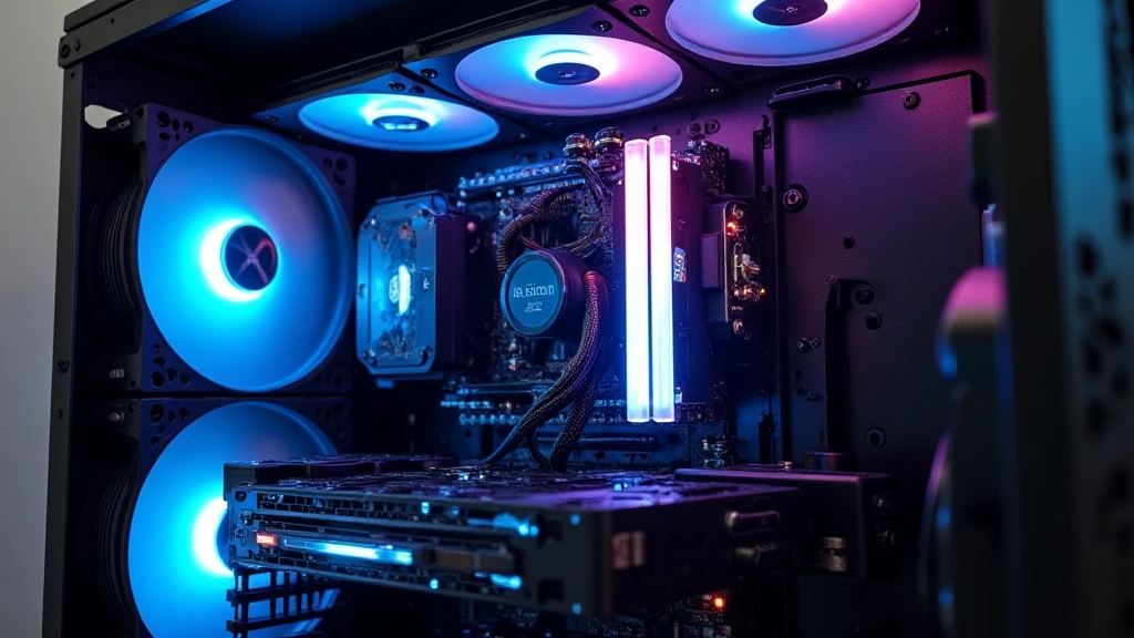 Bitcoin mining rig cooling