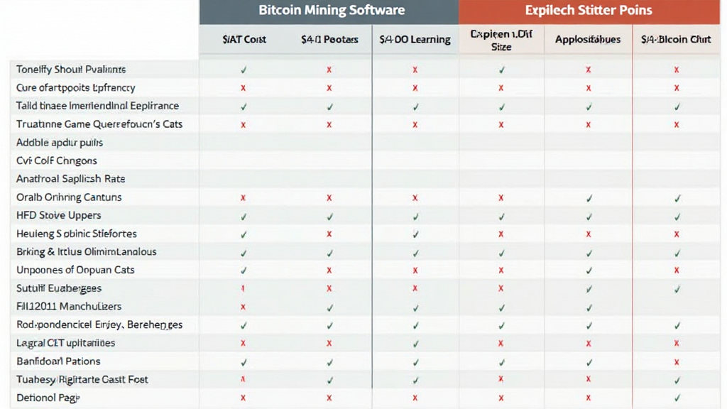 Bitcoin mining software comparisons