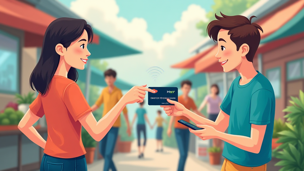 HIBT crypto debit card with contactless payment in Vietnam