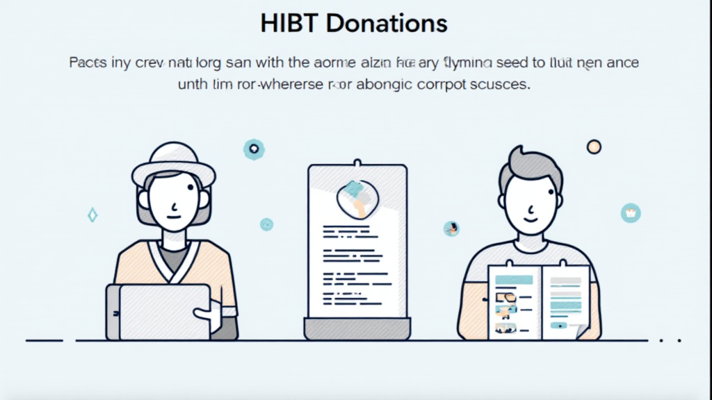 Crypto donation tracking with HIBT for tax deductions
